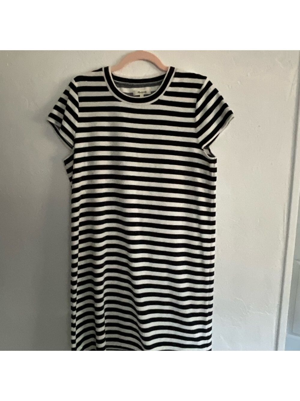 Madewell Cotton Blend T-Shirt Dress Large